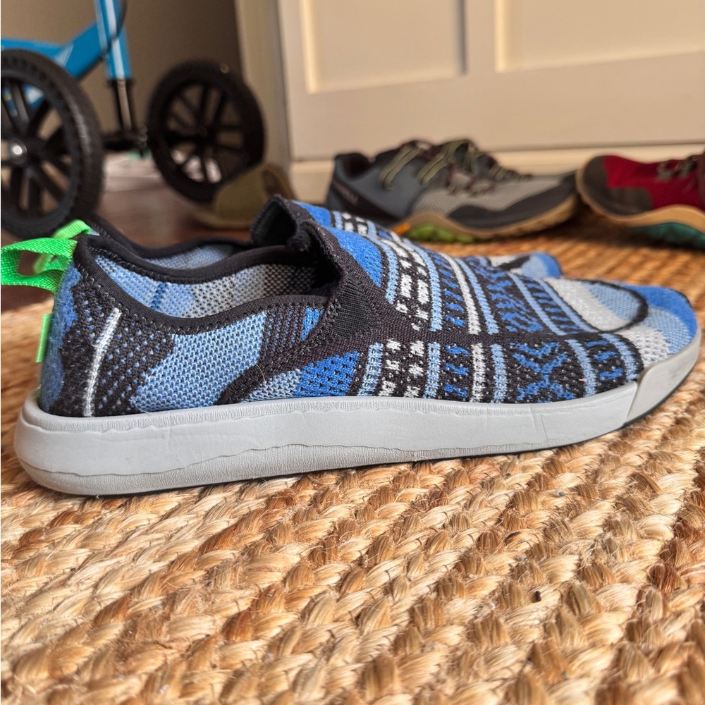 Men’s Sanuk Blue and Black Slip-On Shoes